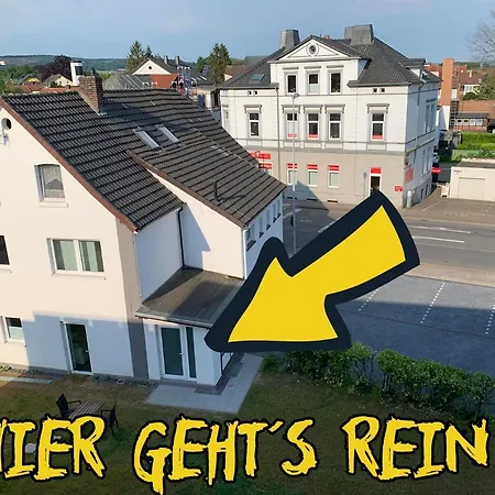 W1 - Kontaktloser 24H Check In, W-Lan, Netflix, Parkplatz, Kueche, Boxspring-Bett Bueckeburg Exterior photo