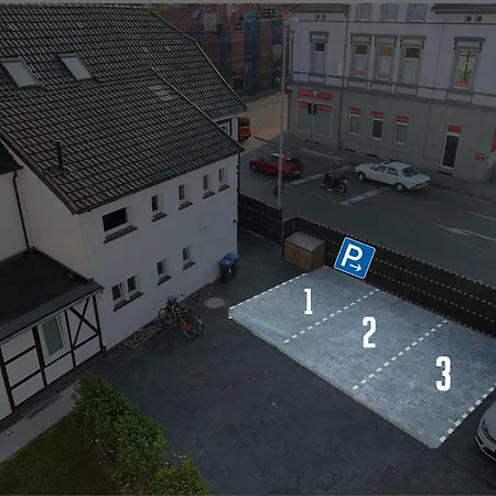 W1 - Kontaktloser 24H Check In, W-Lan, Netflix, Parkplatz, Kueche, Boxspring-Bett Bueckeburg Exterior photo